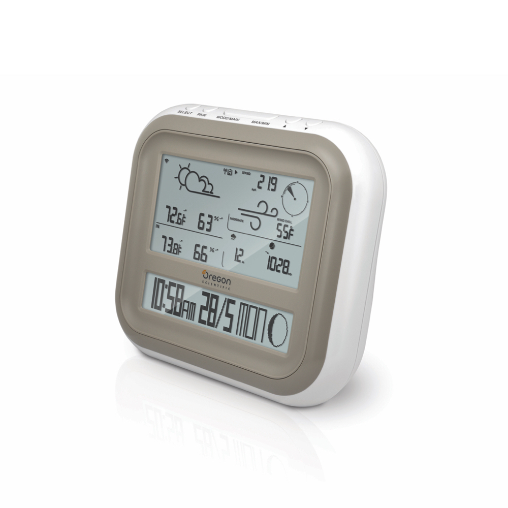 Oregon Scientific Handheld Weather Forecaster with Alarm Clock